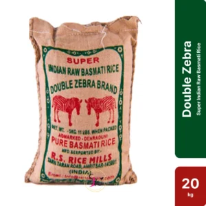 Double Zebra Basmati Rice - 20kg