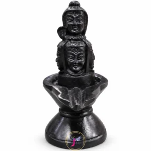 Black Multi-Faced Pashupatinath Shiva Lingam Statue