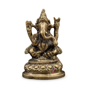 Brass Ganesha Idol - 400g